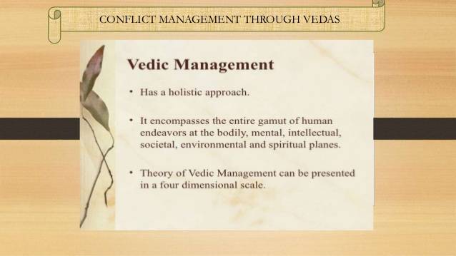 Management Practices in the Ancient Vedas